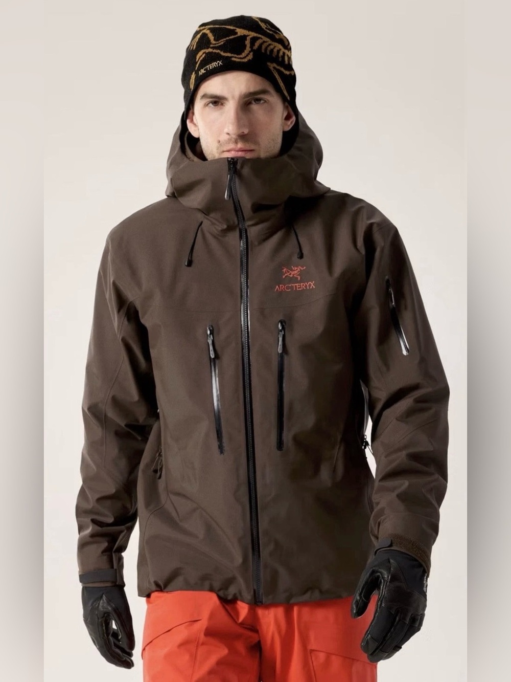 Arc'teryx Alpha SV Men’s Jacket Size M Carob/Black GORE-TEX